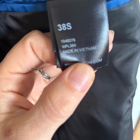 HAGGAR Smart Wash Repreve suit Jacket slim fit 38s - Picture 8 of 15